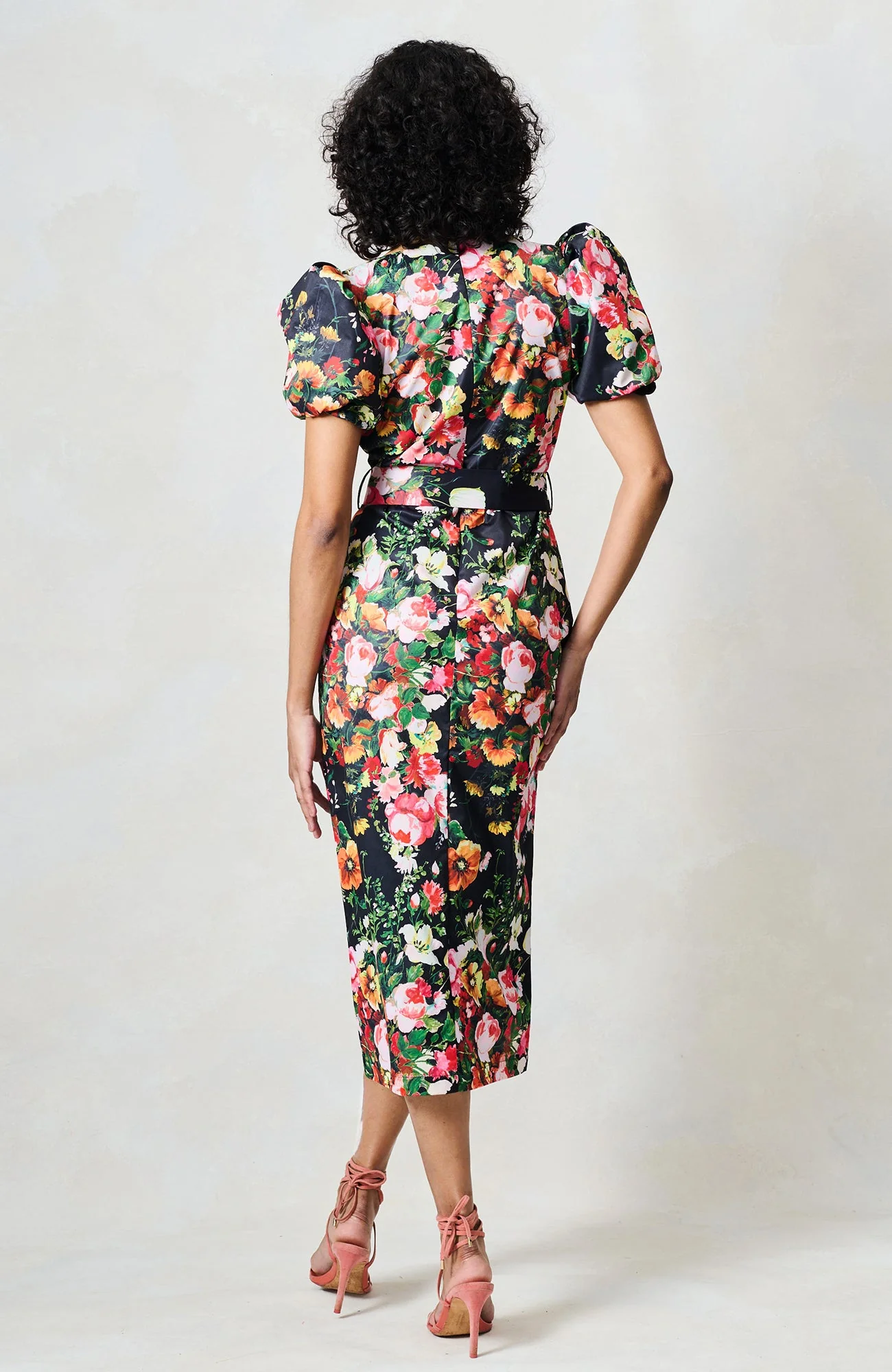 The Trisha Dress - Black Multi - Image 9