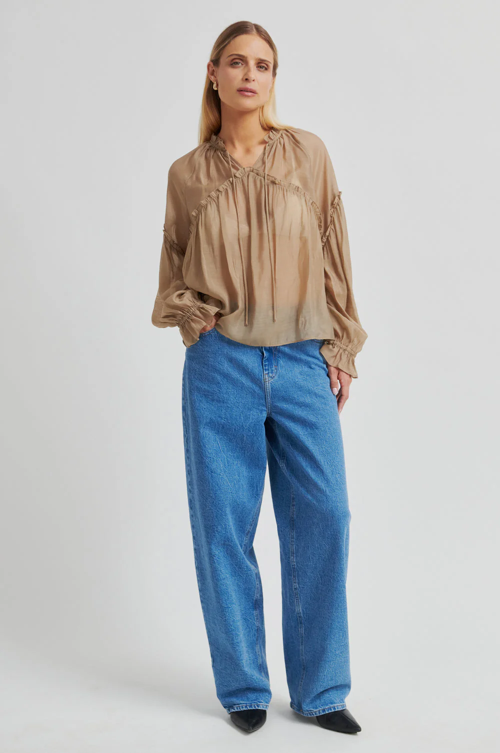 Tundra Blouse - Petrified Oak - Image 3