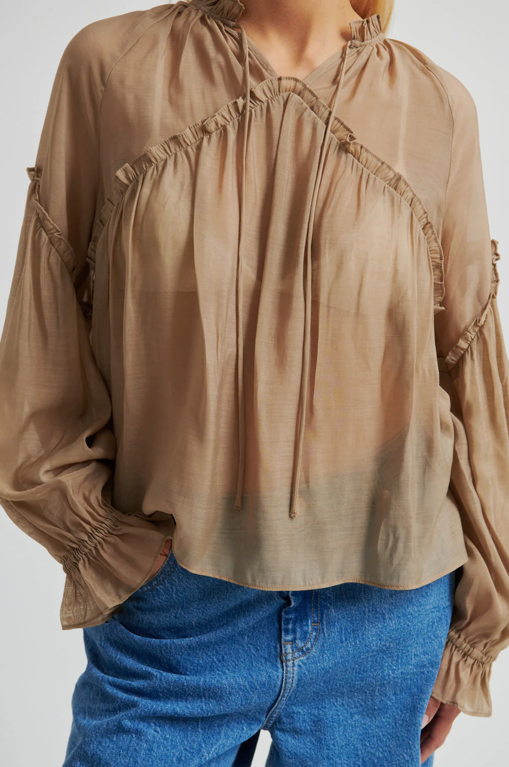 Tundra Blouse - Petrified Oak - Image 4