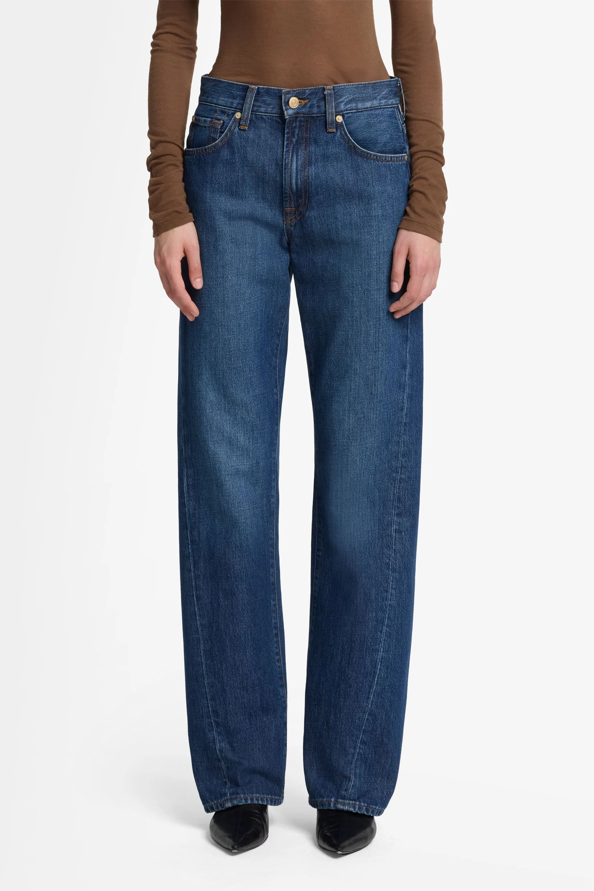 Twisted Tess Radar Trousers - Dark Blue - Image 3