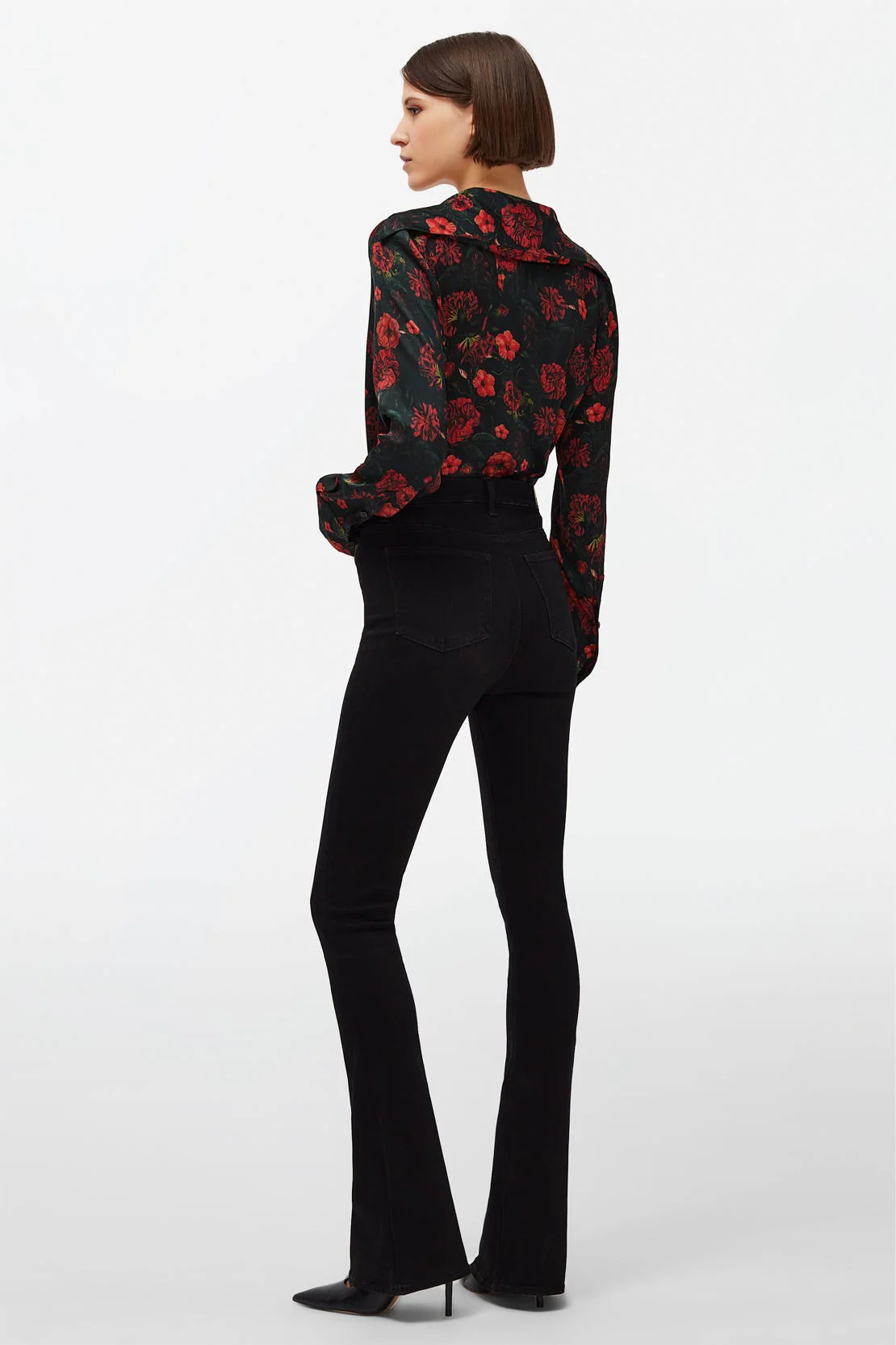 The Ultra High Rise Skinny Boot Orchid Jeans - Black - Image 5