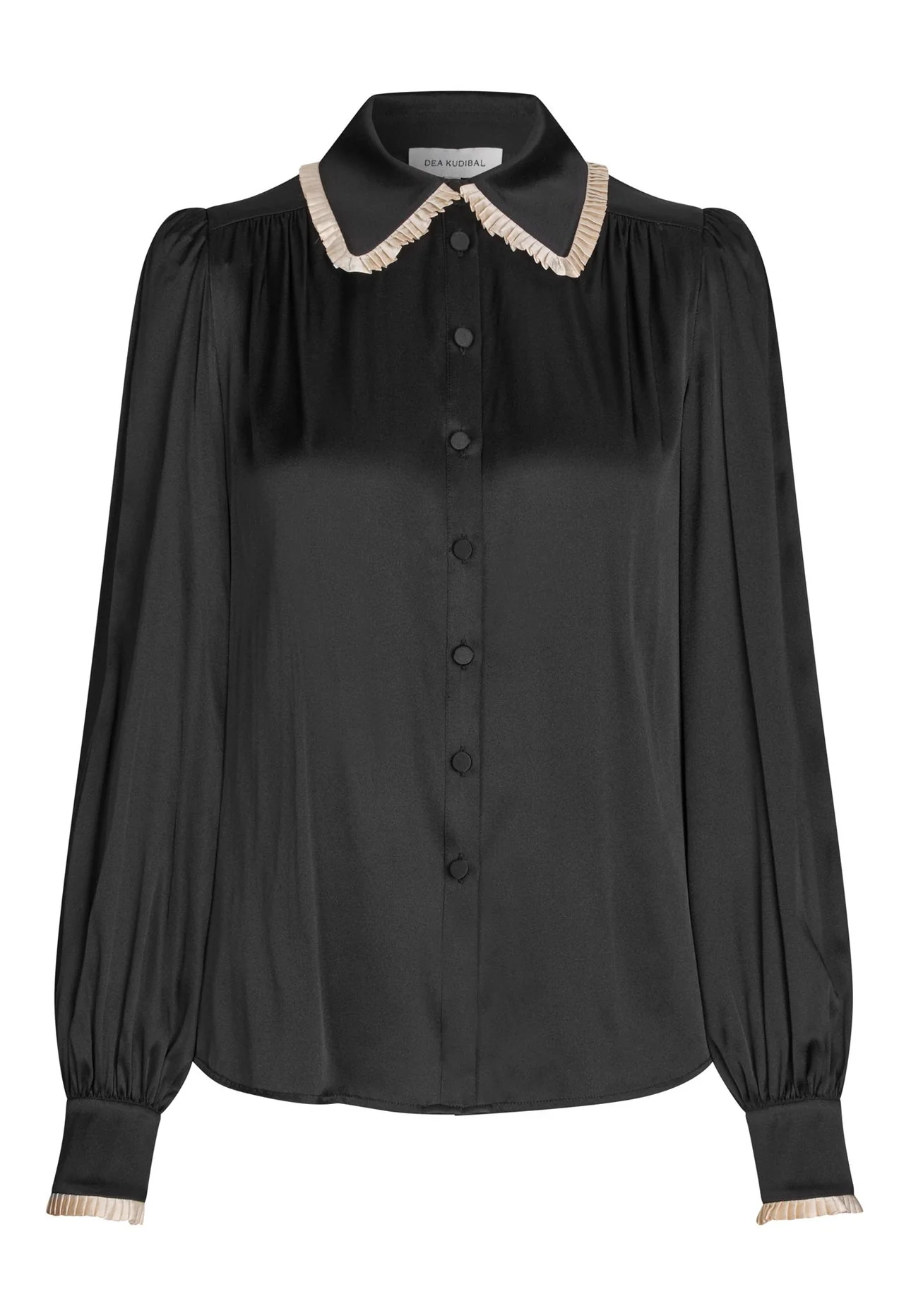 Umadea Blouse - Black/Porcelain - Image 7