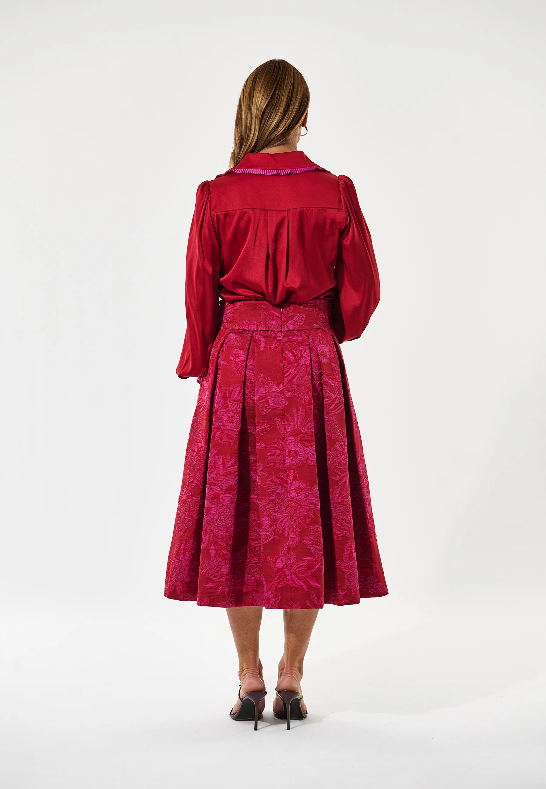 Umadea Blouse - Freesia/Cardinal - Image 4