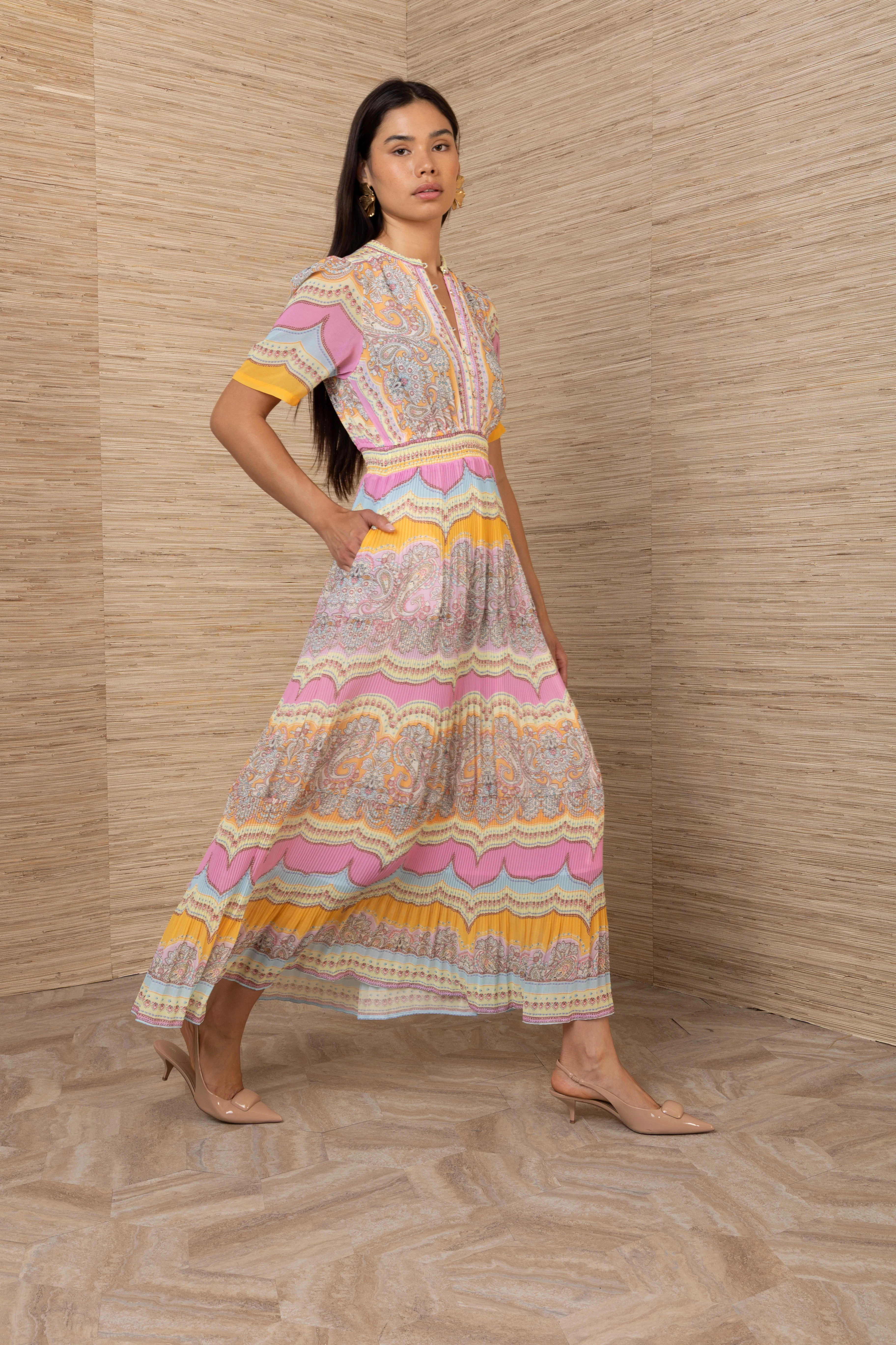 Vale Dress - Pink - Image 2