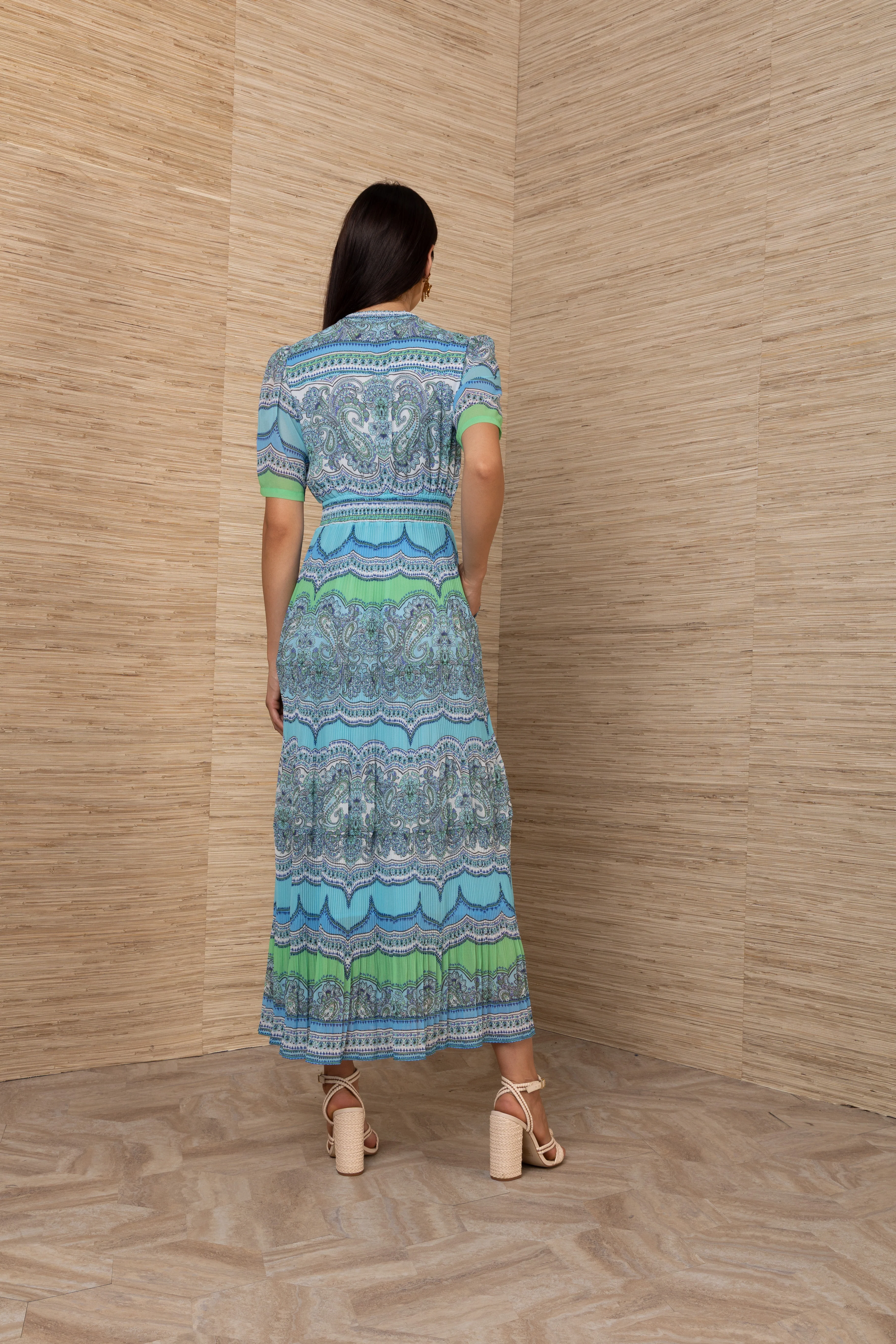 Vale Dress - Turquoise - Image 4