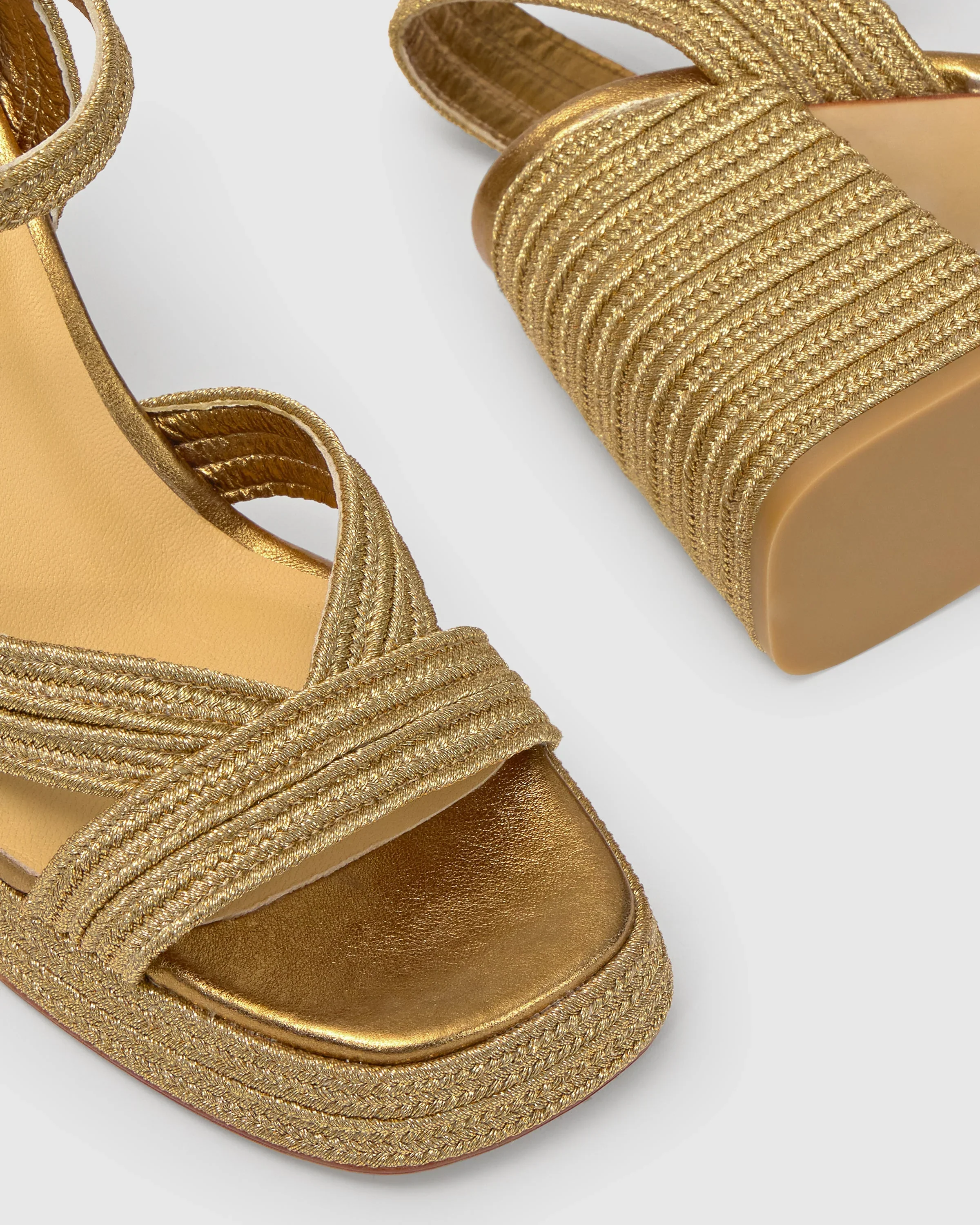 Valle Sandals - Old Gold - Image 7
