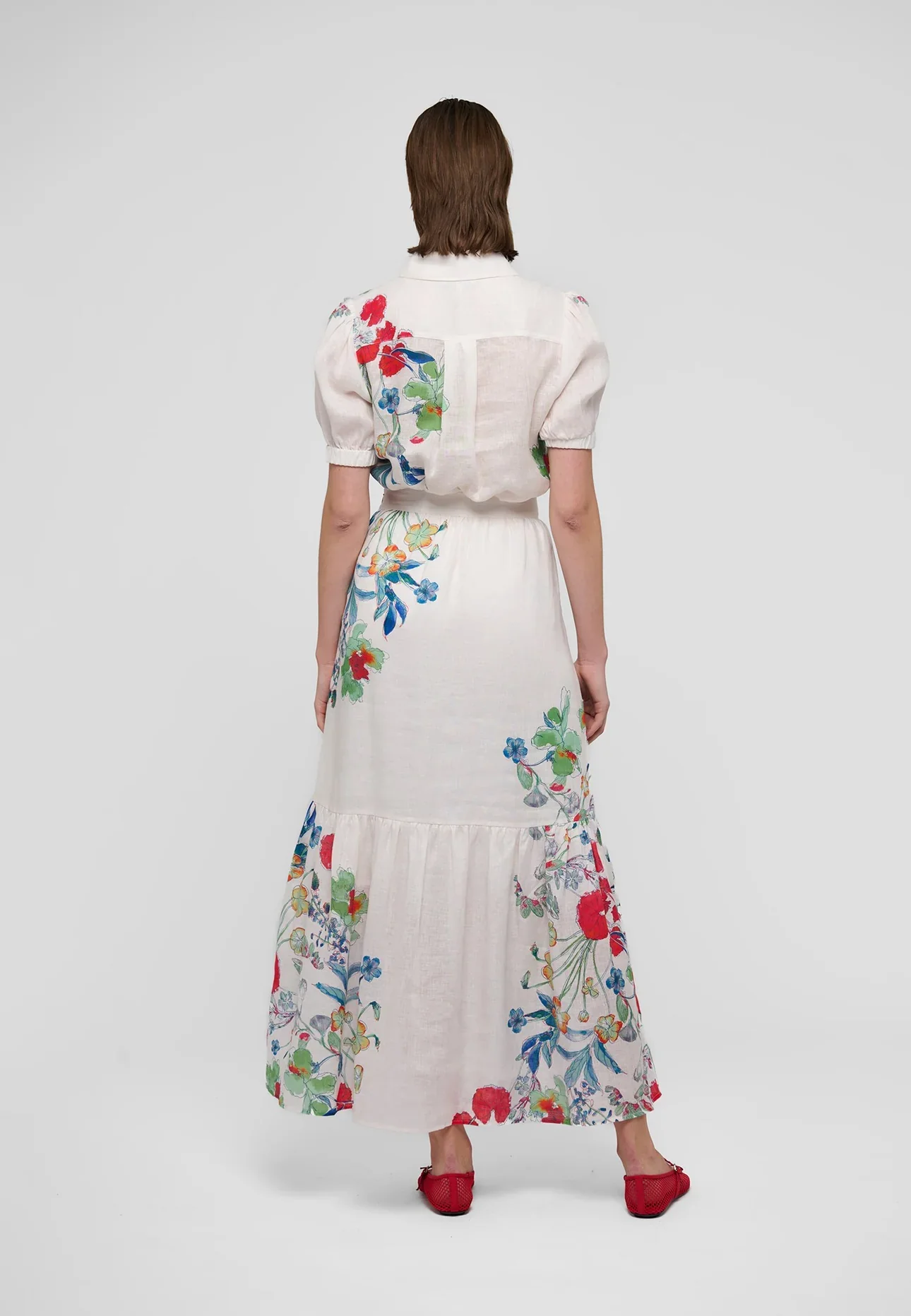Violetadea NS Blouse - Floral Leche - Image 5