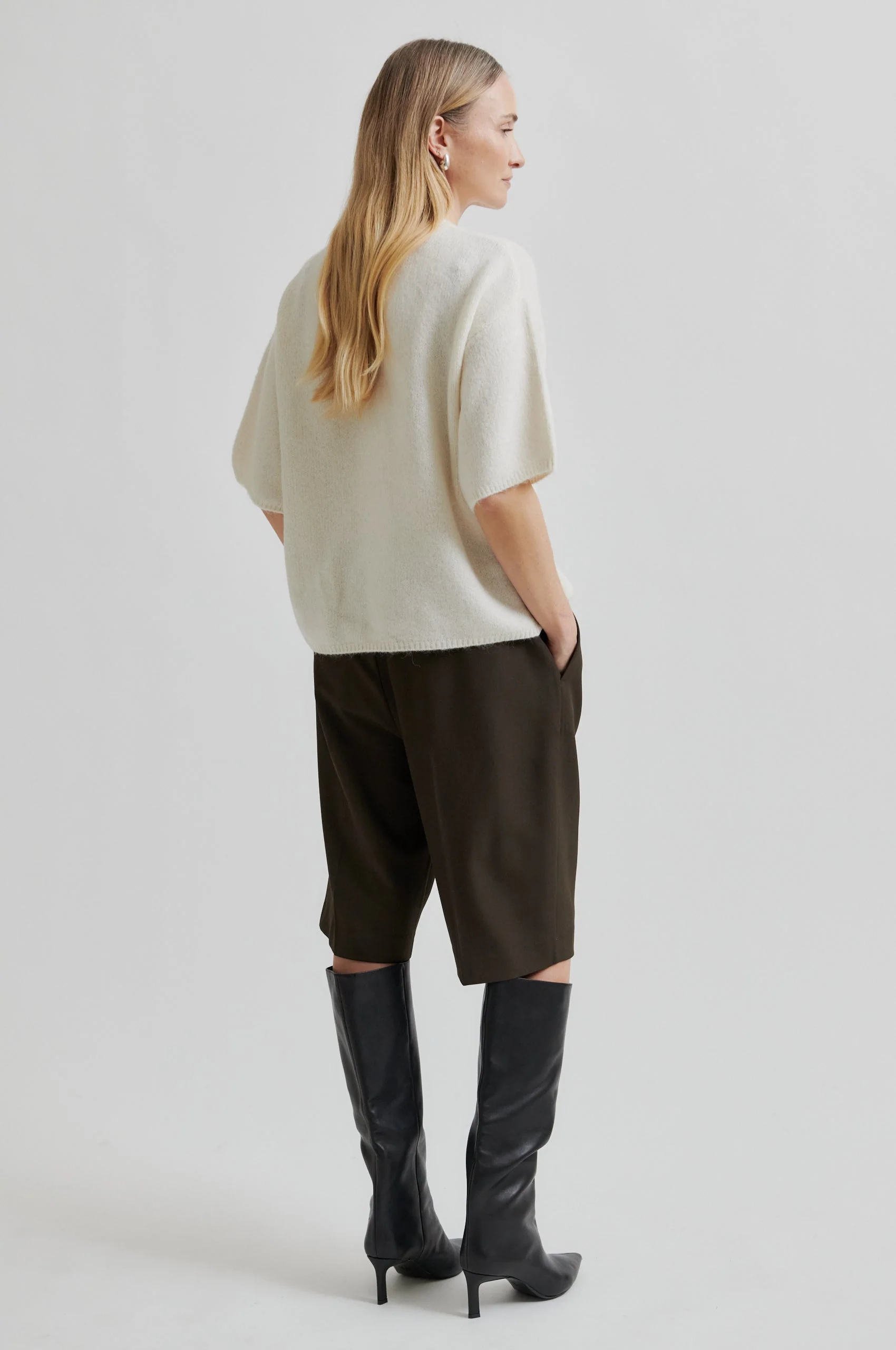 Wanda O-Neck Knit - Dark Chalk - Image 5
