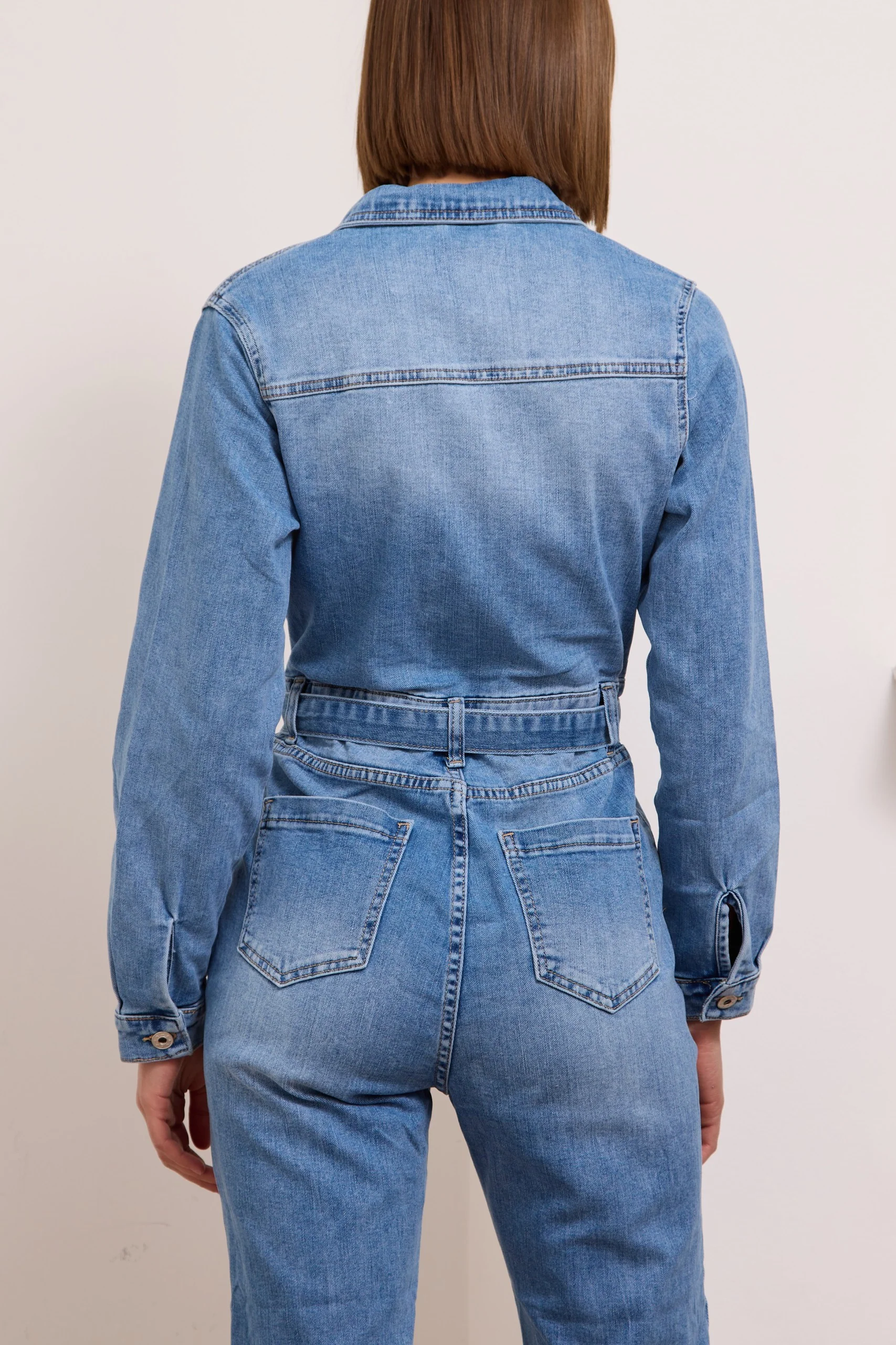 Y 1204 Jumpsuit - Denim - Image 4
