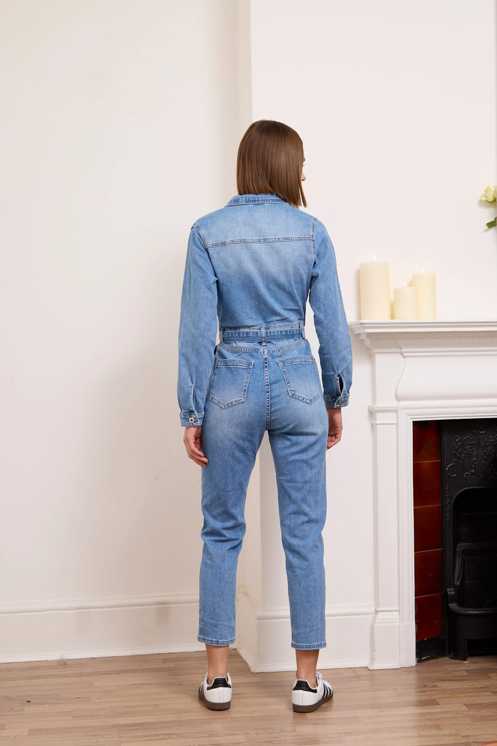 Y 1204 Jumpsuit - Denim - Image 5