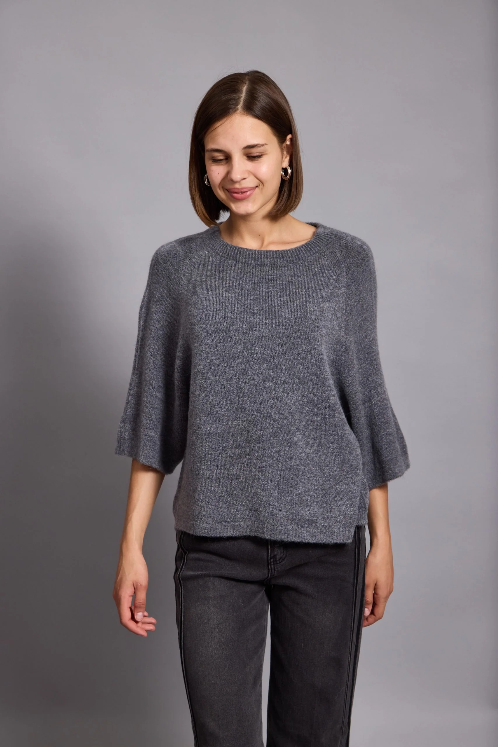 Y Anita Jumper - Charcoal - Image 3