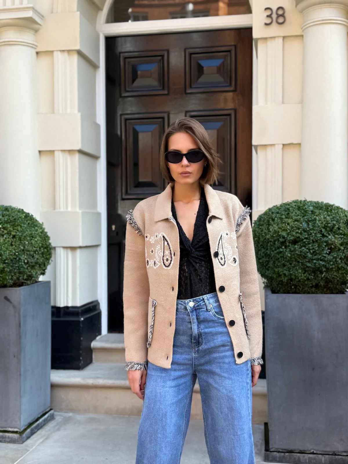 Y 333 Cardigan - Beige - Image 3