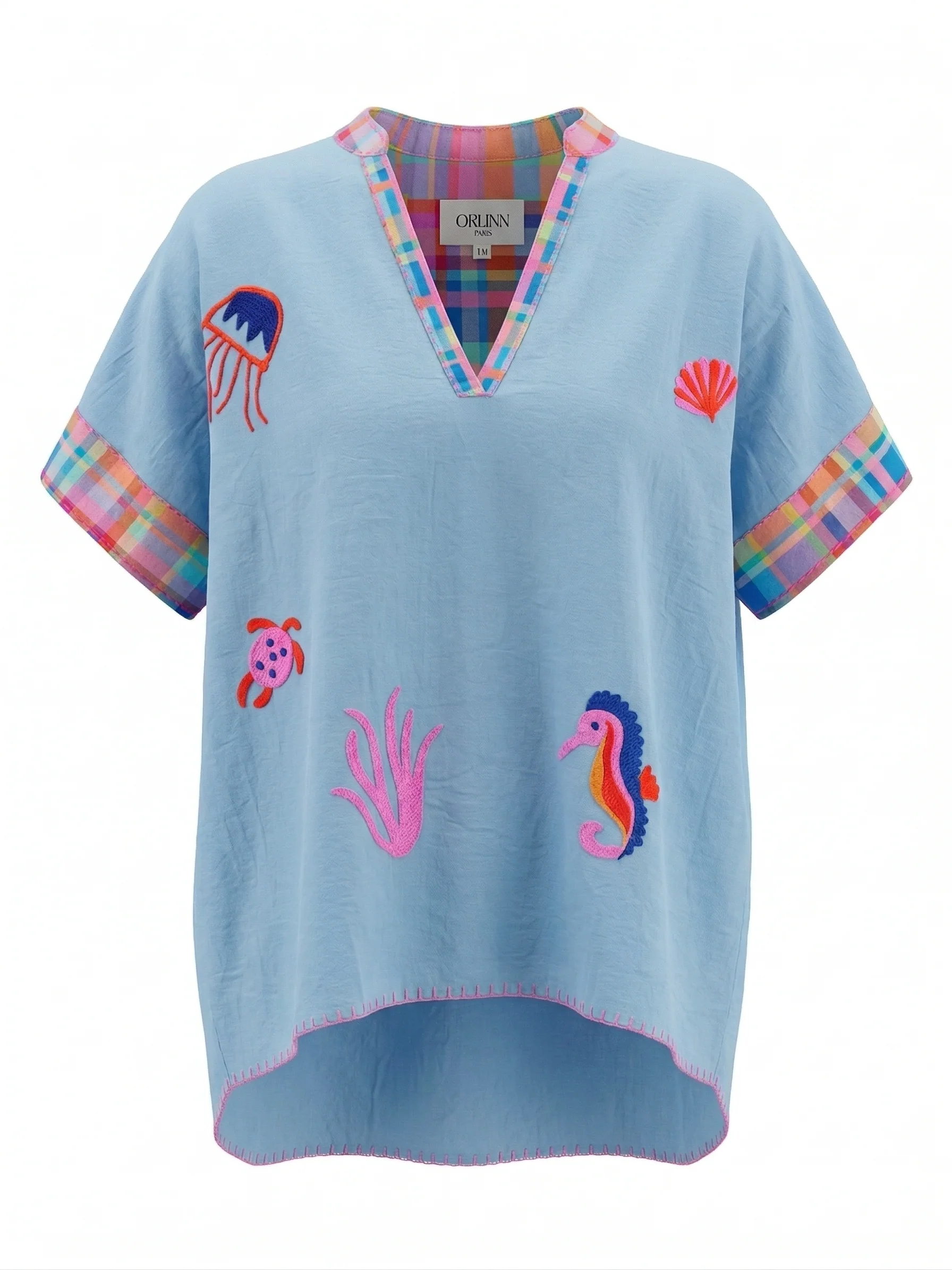 Y 8934 Top - Blue - Image 2