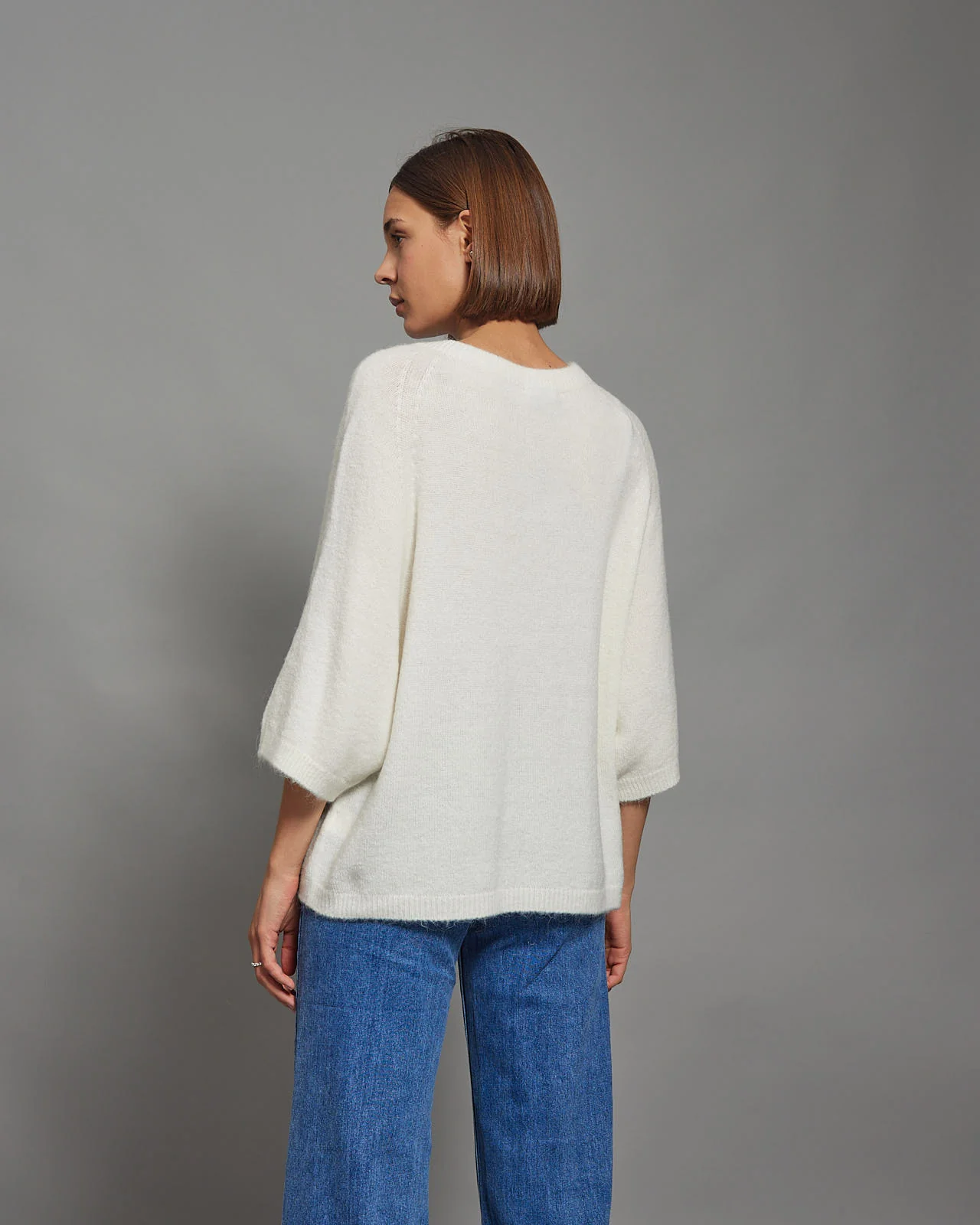 Y Anita Jumper - Winter White - Image 4