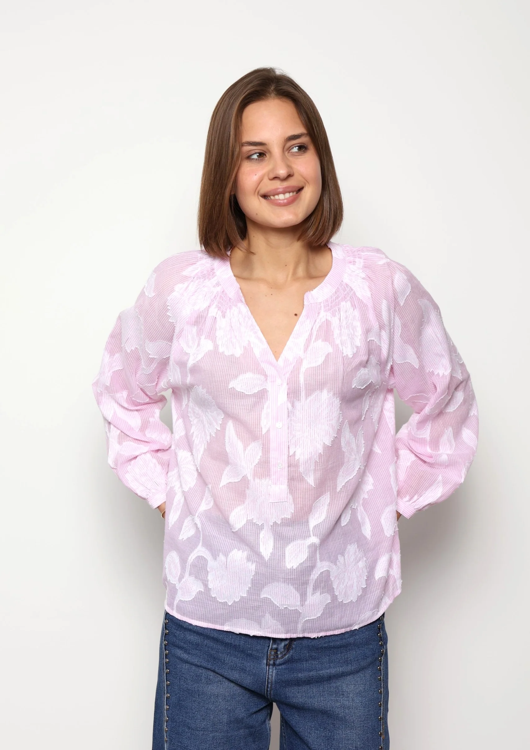 Y Iko Blouse - Pink - Image 2