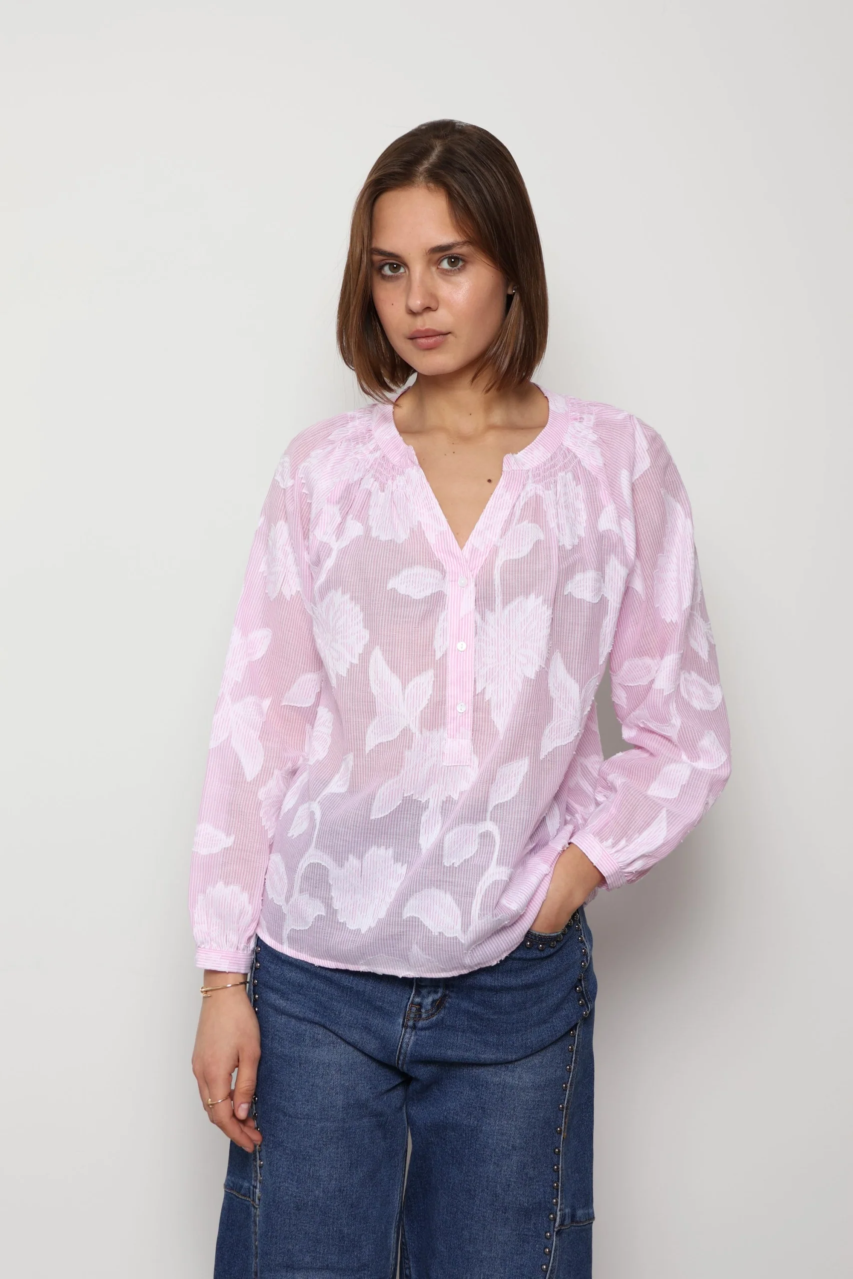 Y Iko Blouse - Pink - Image 3