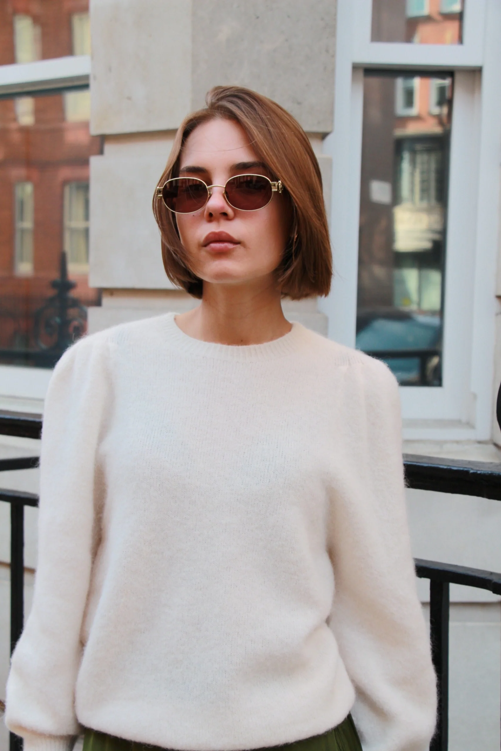 Y Isabelle Jumper - Cream - Image 2