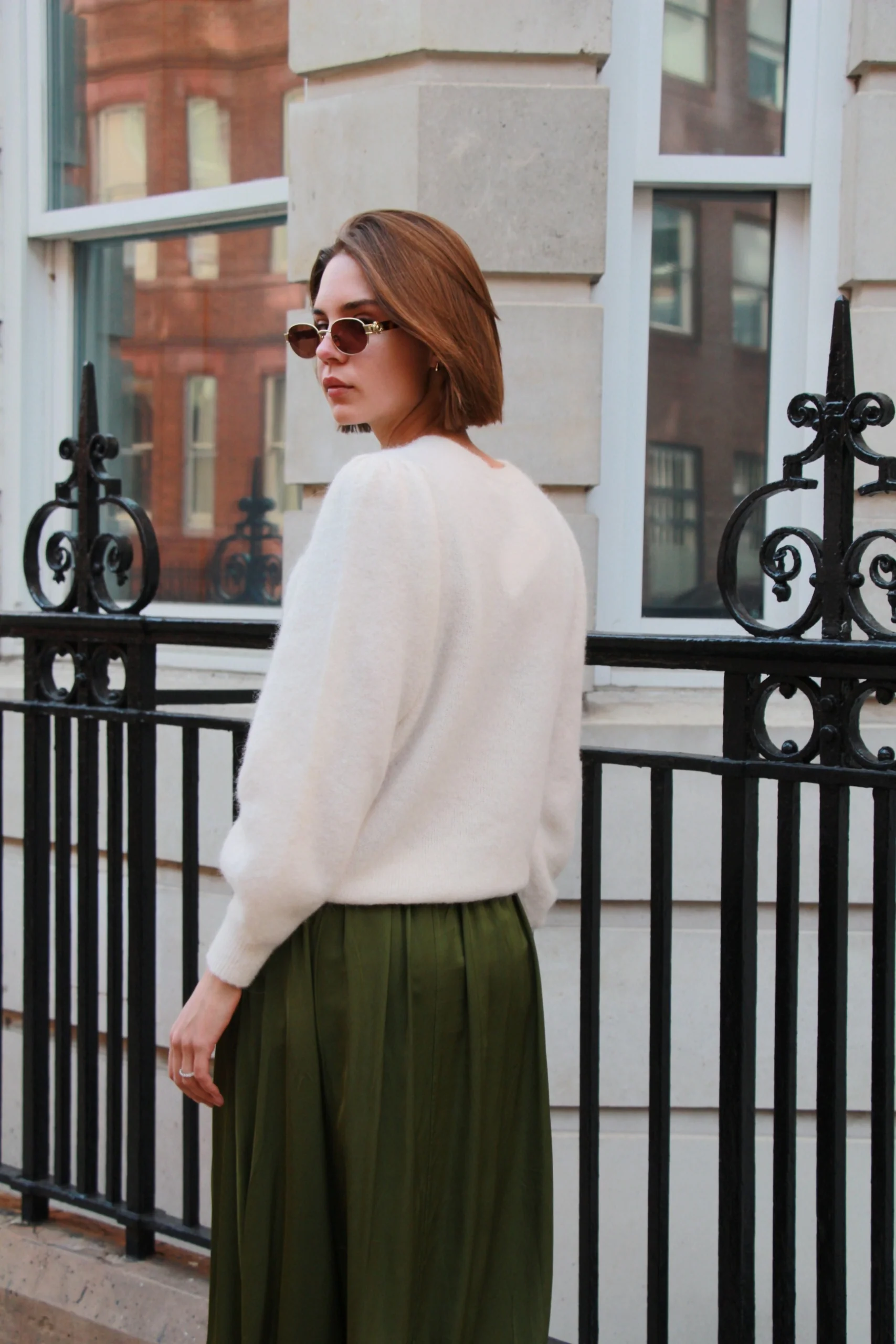 Y Isabelle Jumper - Cream - Image 6