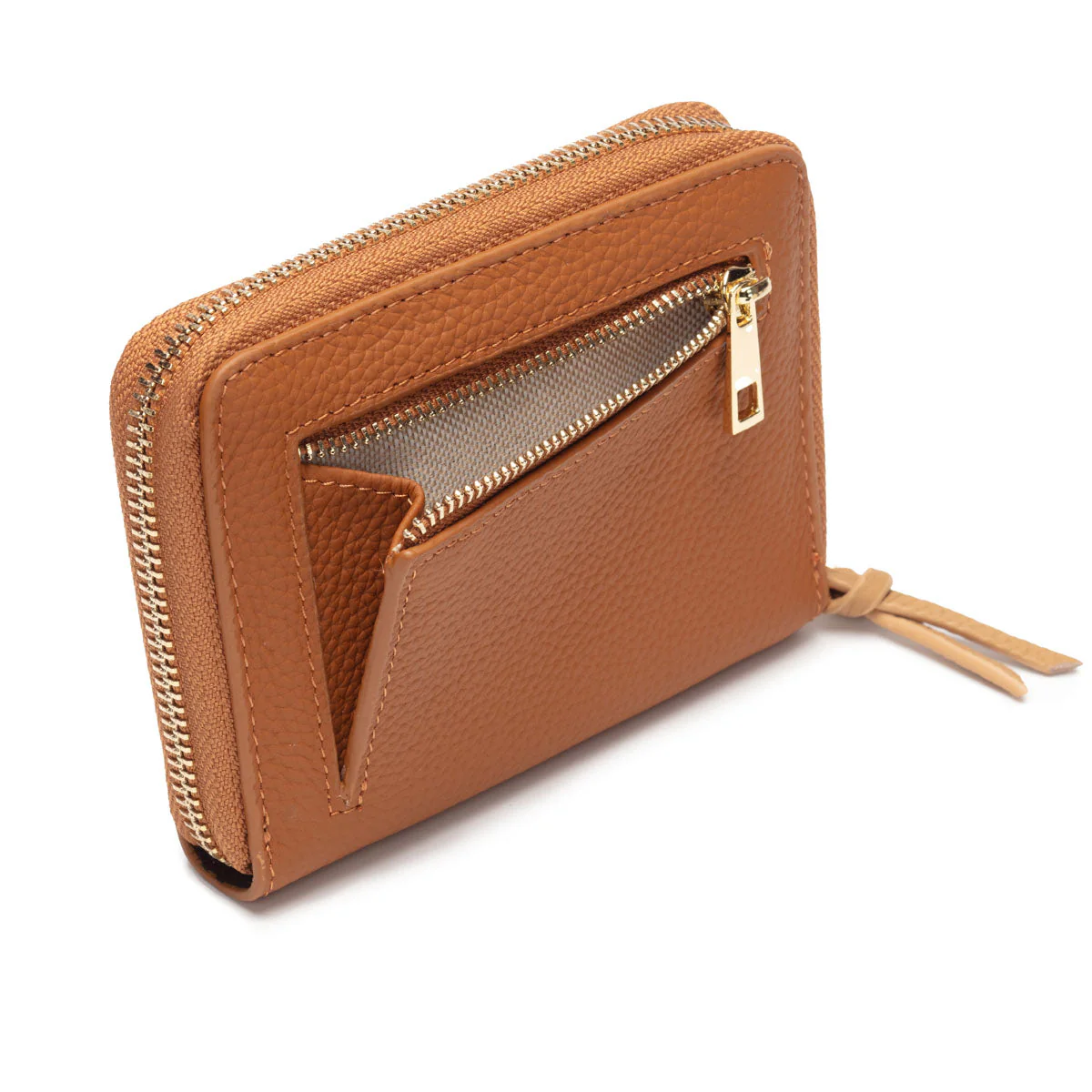 Zipper Purse - Tan - Image 3