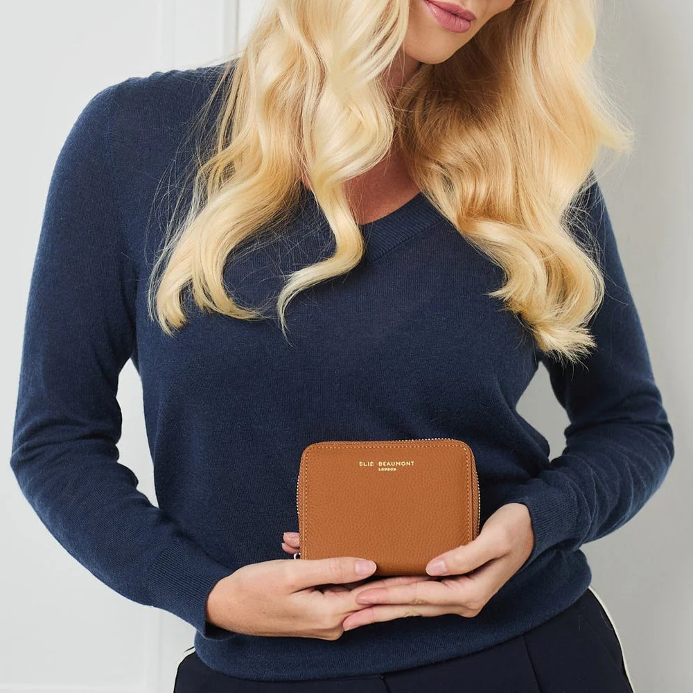 Zipper Purse - Tan - Image 5