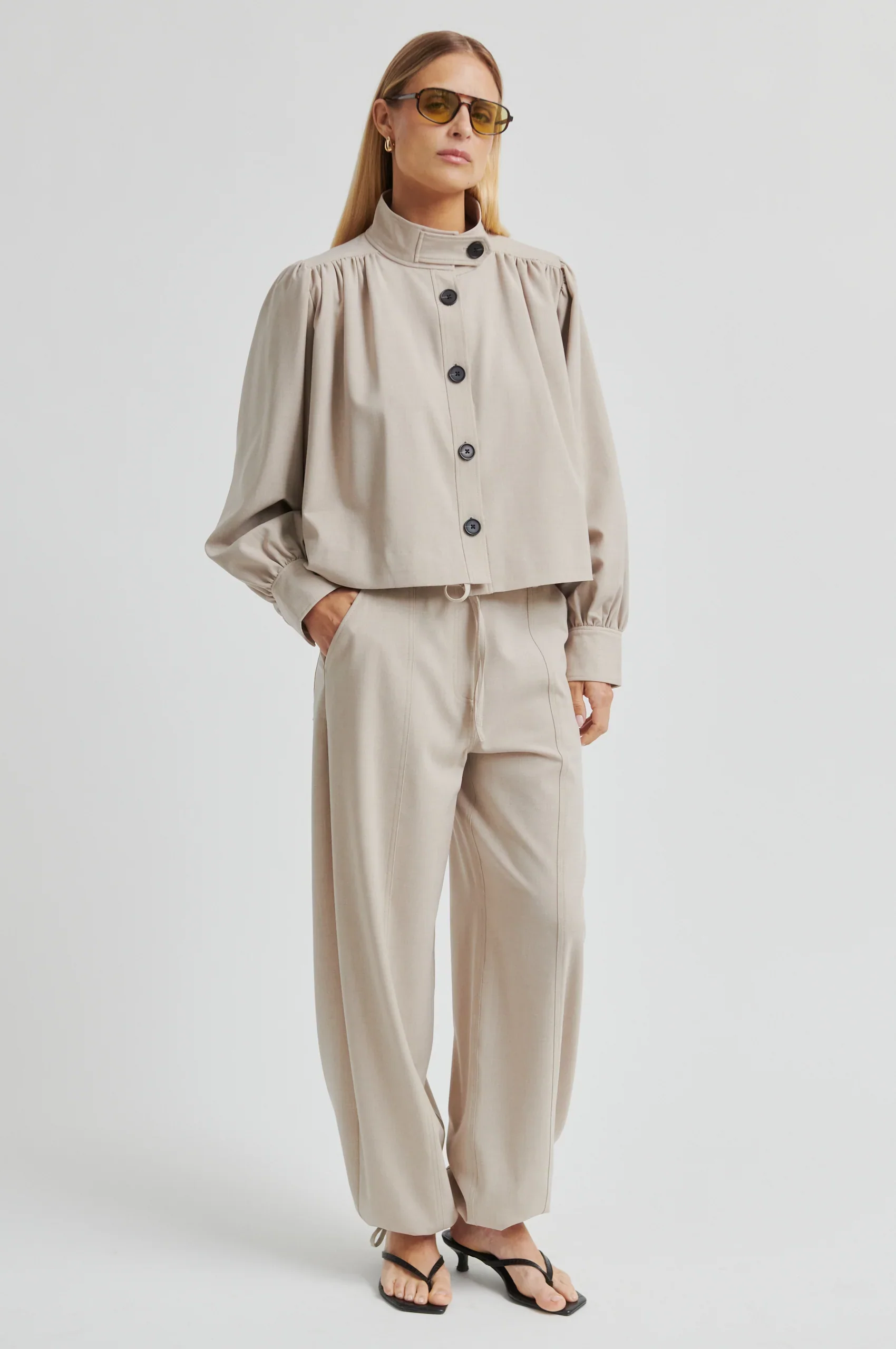 Zoie Jacket - Light Beige Melange - Image 4