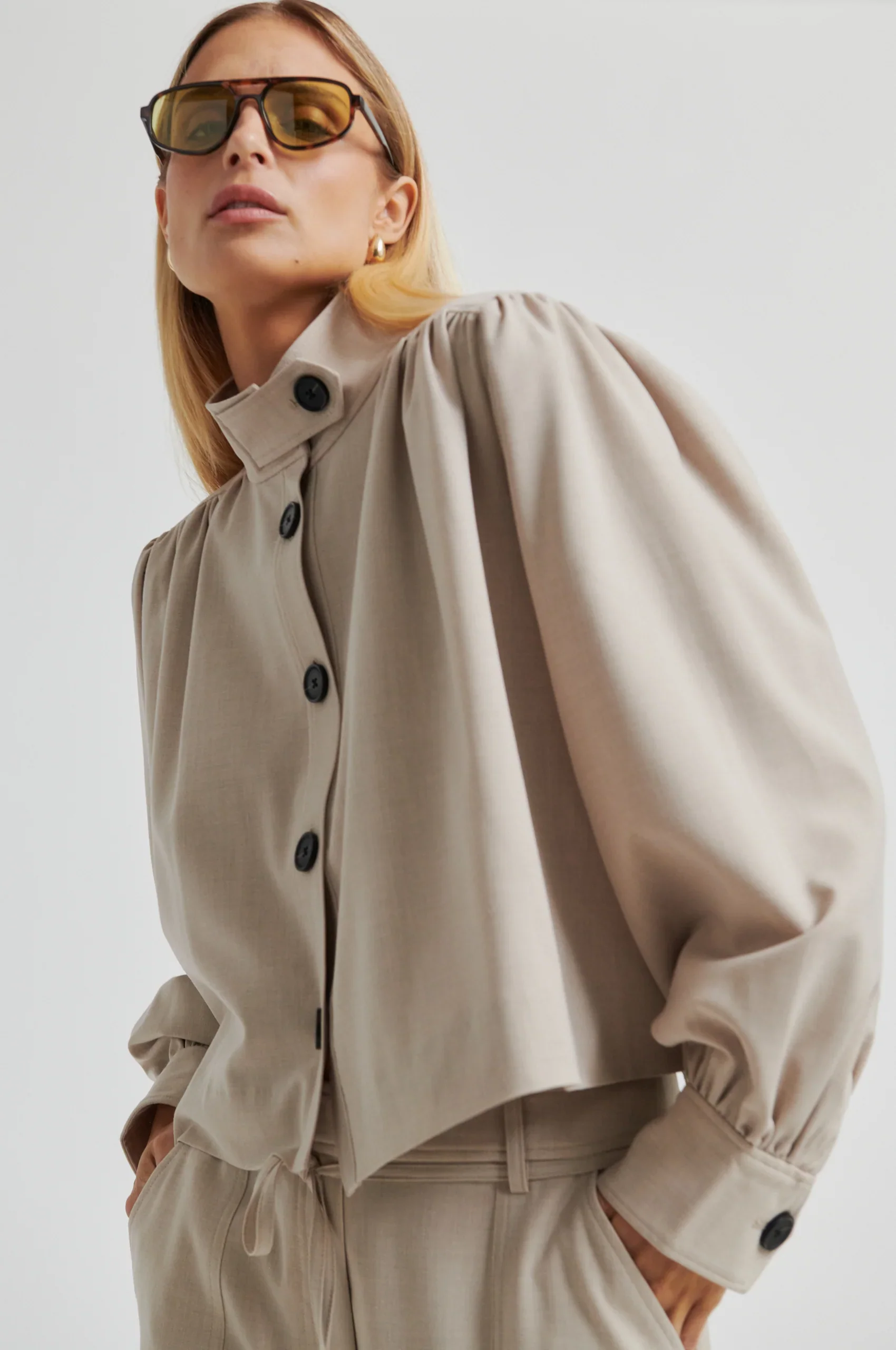 Zoie Jacket - Light Beige Melange - Image 7