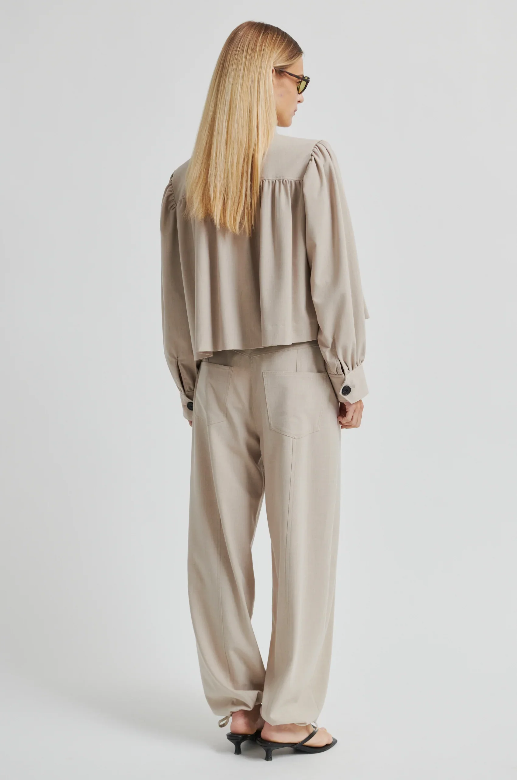 Zoie Jacket - Light Beige Melange - Image 8